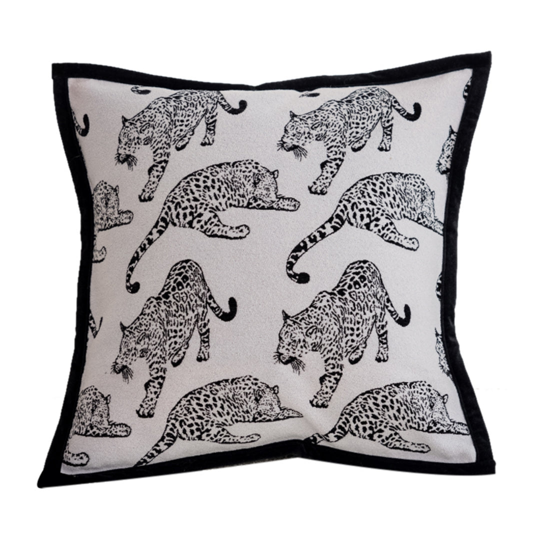 Luxurary French Leopard Throw Pillow Covers