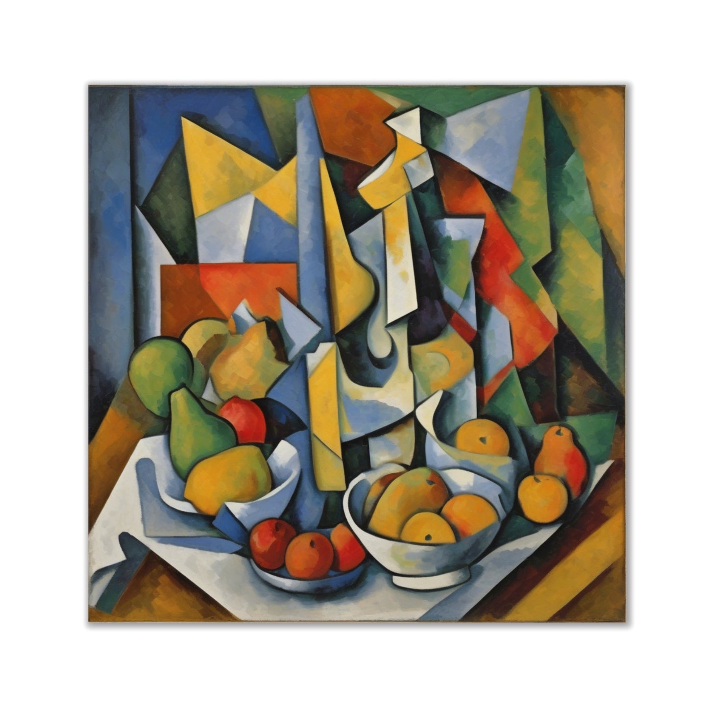 Abstract Vase Canvas Wall Art