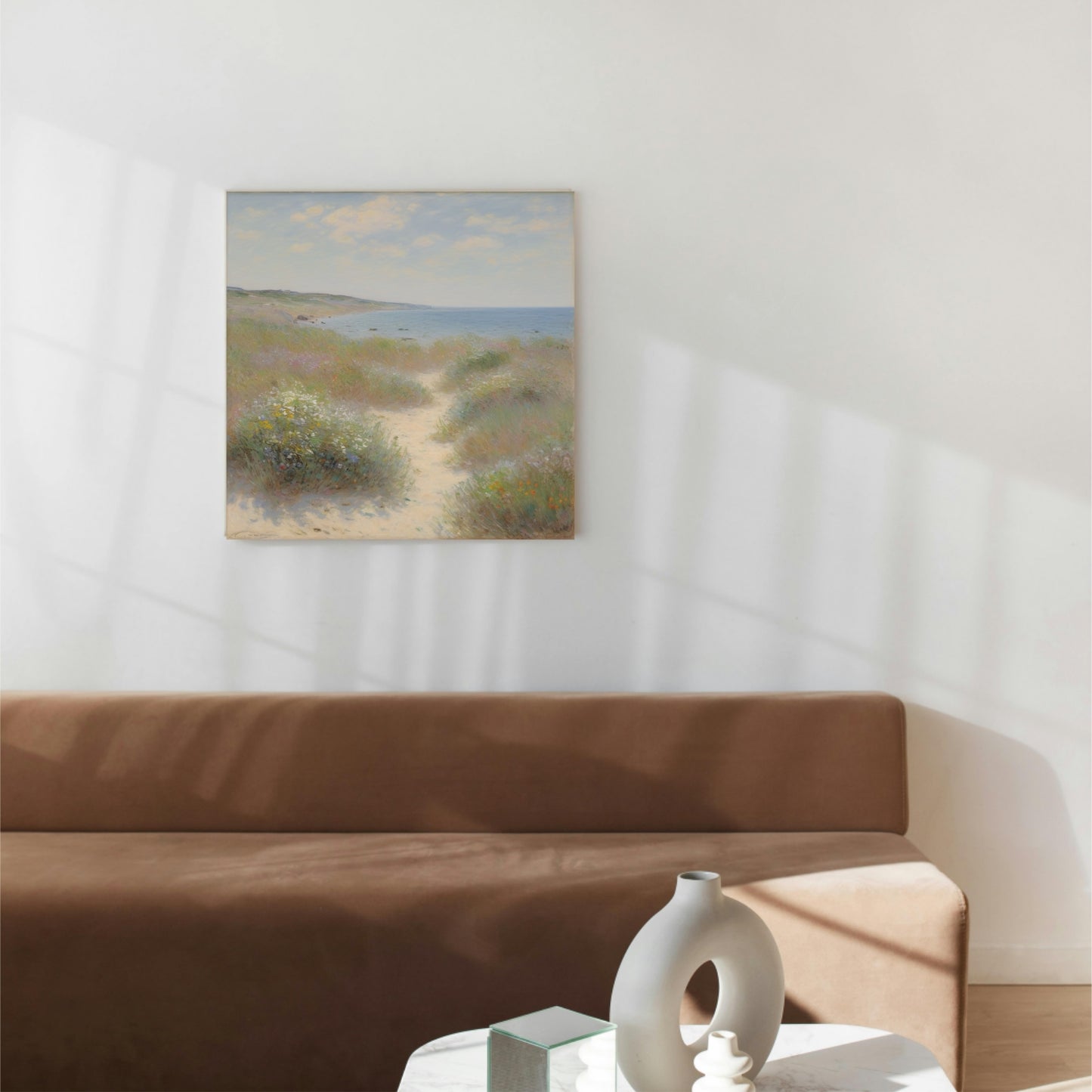 Beach Coastline Scenery Canvas Wall Art