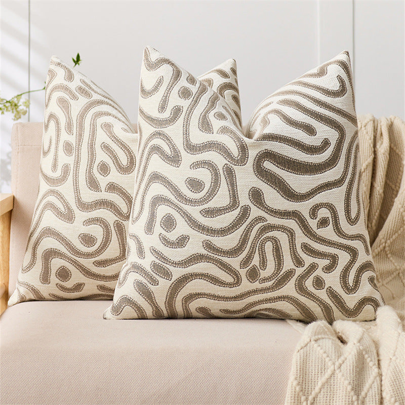 Chenille-Jacquard-Camouflage-Moire-Pattern-Throw-Pillow-Cover-1
