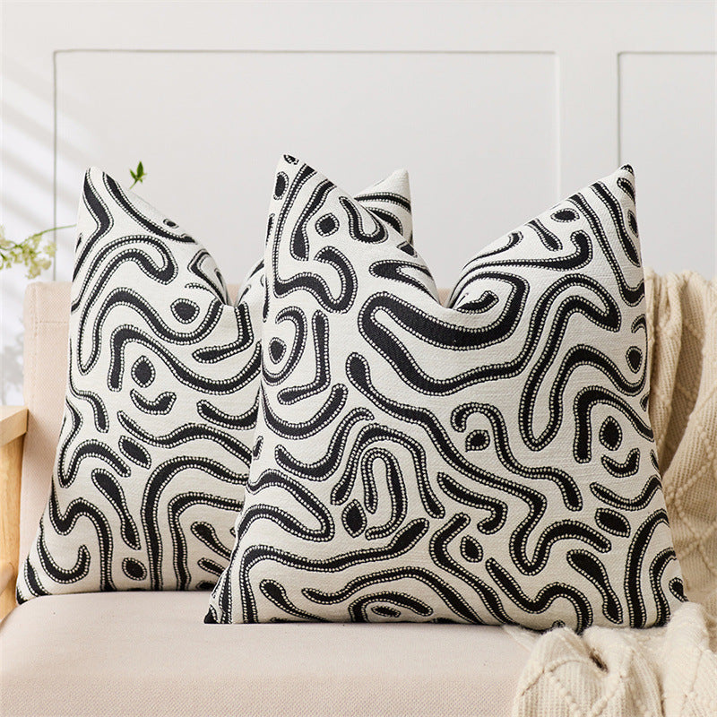 Chenille-Jacquard-Camouflage-Moire-Pattern-Throw-Pillow-Cover-2