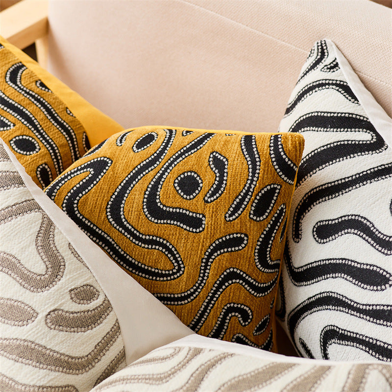 Chenille-Jacquard-Camouflage-Moire-Pattern-Throw-Pillow-Cover-8