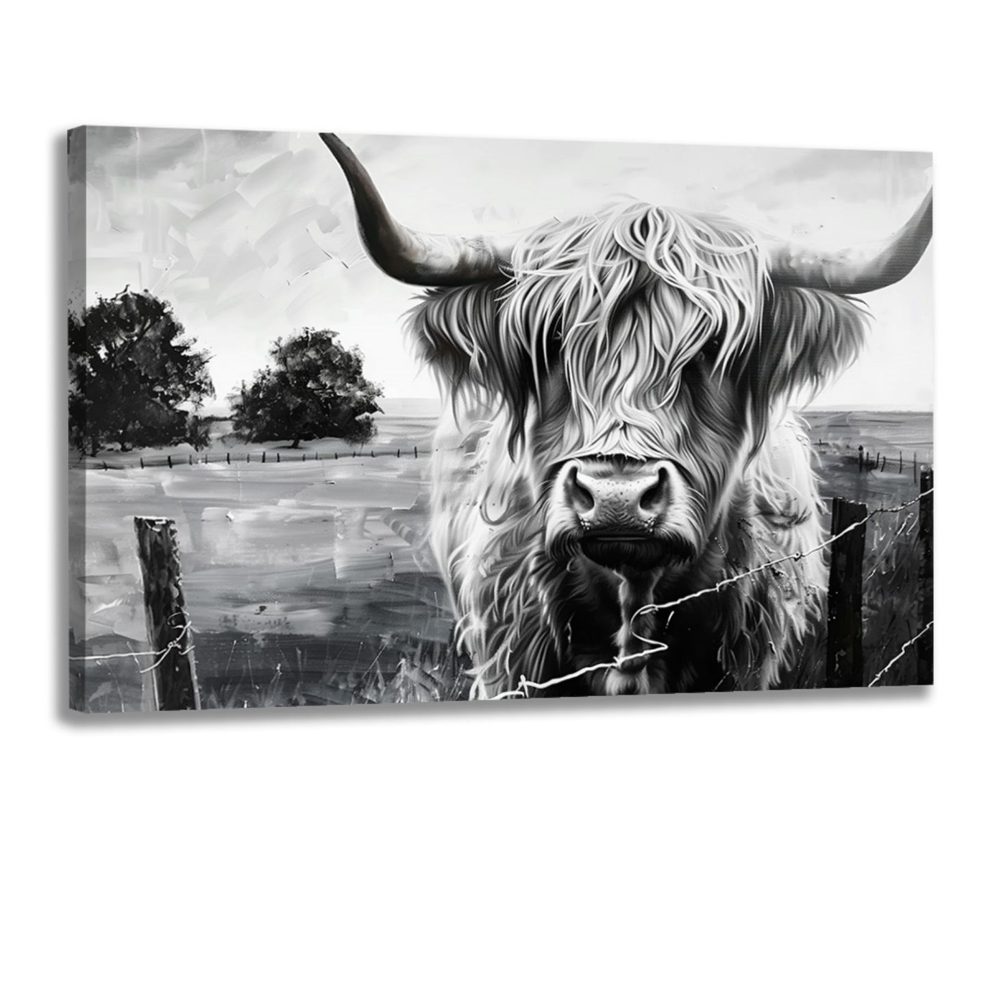 Farm-Cow-Ready-to-Hang-Canvas-Wall-Art-2