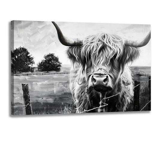 Farm-Cow-Ready-to-Hang-Canvas-Wall-Art-2