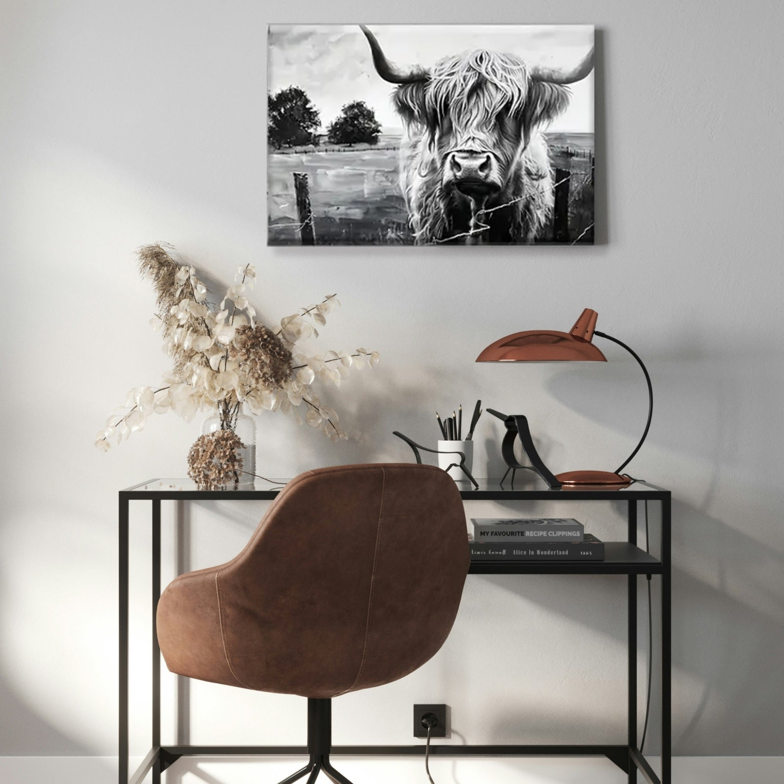 Farm-Cow-Ready-to-Hang-Canvas-Wall-Art-3